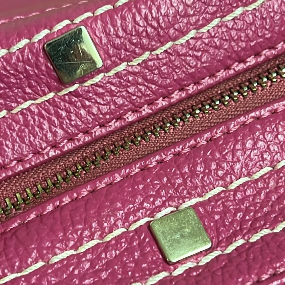 Cuore & Pelle Amelia Fuchsia Shoulder Bag B95 - Picture 11 of 13